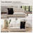 91''W Chenille Convertible L-Shaped Sectional Sofa Bed With Storage Two Pillows-886932038