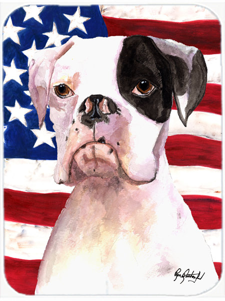 Planche à découper en verre boxeur American Flag de trinx