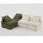 Canapé modulaire polyvalent avec revêtement en velours côtelé et coussins multiples pour la détente-1563895857-1563895871