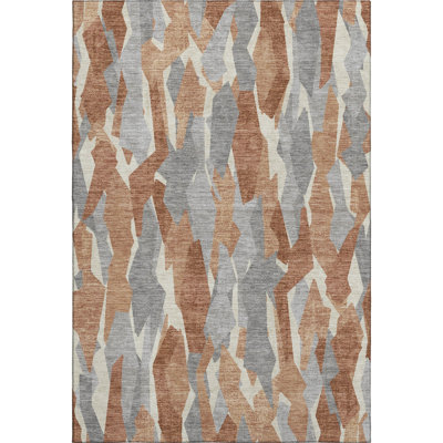 Premium Machine Washable Mayfield AMF2329 Stripes Rug