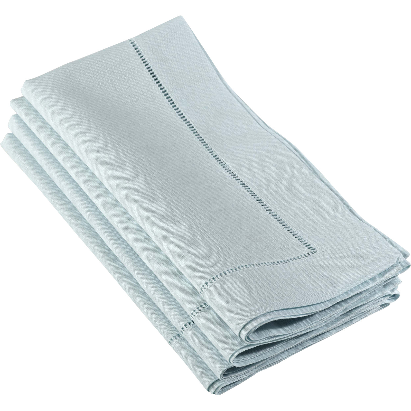 Gelder Reversible Linen Napkin, Aqua