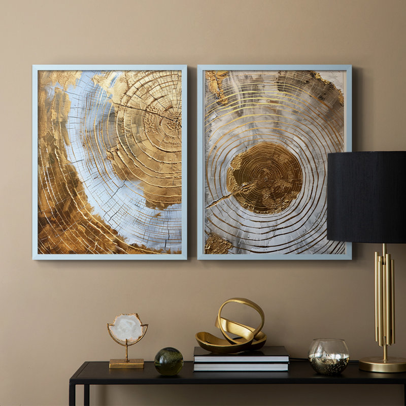 ABSTRACT Series Cxxvii - reproduction encadrée de qualité supérieure - prête à être accrochée - aucun clou requis - aucun clou requis