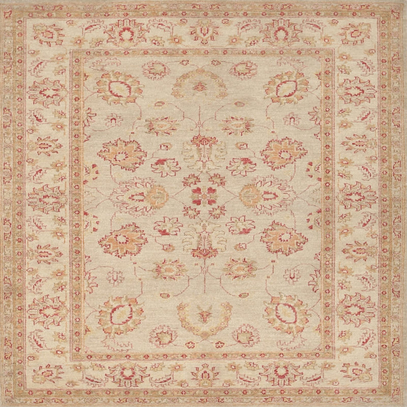 Kante Oriental Indoor Rug, Square 7'