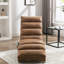 Chaise longue de massage en lin pour l'intérieur avec télécommande, massage électrique ergonomique