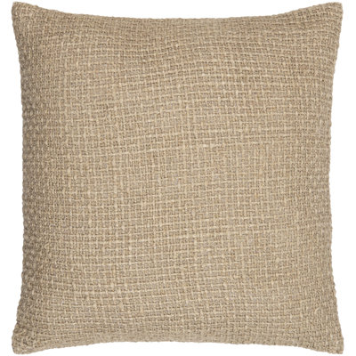 Linen Blend Throw Square Pillow Cover & Insert