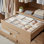 Organisateurs de tiroir, organisateurs de diviseur de commode, ensemble de 12, boîtes de rangement pliables en tissu pour chaussettes, sous-vêtements, soutiens-gorge, attaches