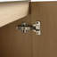 Meuble-lavabo autoportant de 48 po avec lavabo en résine et 3 portes d'armoire à fermeture en douceur, contreplaqué (KD-PACKING)-816124115