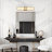 Creswell Iron Metal LED Flush Mounted Sconce