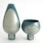 Two Tone Pod Vase-Azure-Squat