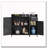 47.5" Wicker Outdoor Storage Cabinet with Tempered Glass Top-125971862