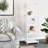 Gateshead Jamestown Narrow 5 Shelf Open Storage Bookshelf Rustic Wood Grain and Metal-405264869-438255717-438255718