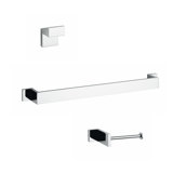 Demetra 3 Piece Bathroom Hardware Set