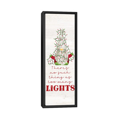 «Gnome for Christmas Sentiment vertical II-Lights» par Tara Reed - reproduction
