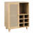 Wine Bar Cabinet, 34 Inch Sideboard For Home, Ample Storage With 6 , One Enclosed Space, Two Open Shelves, - Paneled Door, And Suitable Living Room Decoration Buffet Cabinet Entryway, Storage, Space-991192811