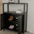 Living Room Bathroom Bamboo Storage Cabinet With Shelves-1995165507