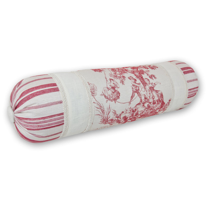 Toile Reversible Throw Pillow