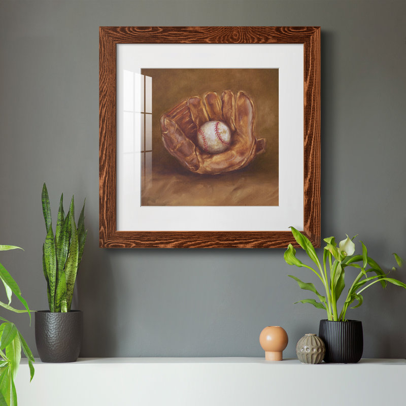«Rustic Sports III», reproduction encadrée de qualité supérieure - prête à être accrochée, H 31,5 po x l 31,5 po x P 1,5 po
