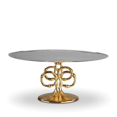 Evoca Gold Plated Cake Stand
