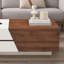 Table basse à plateau coulissant avec rangement-350928171