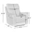 Fauteuil inclinable électrique en cuir véritable de largeur MS 40,5 po MS-72298127