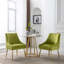 Chaise d'appoint en velours 21,25 po Khivi-834830323