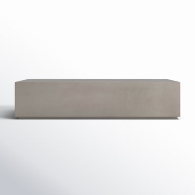 Aubrey 65'' Stone Outdoor Coffee Table