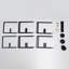 36" Modern Black Geometric Chandelier
