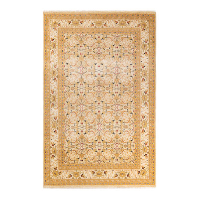 Classic One-of-a-Kind 6' 0" X 9' 3" Hand Knotted Area Rug