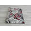 Tapis rouge/gris tissé à la machine Aftan-1236300626