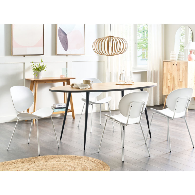 Lakra 44cm H Side Chair, White