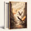 «Flying Cranes Over Canyon River at Sunset», art mural-133463403