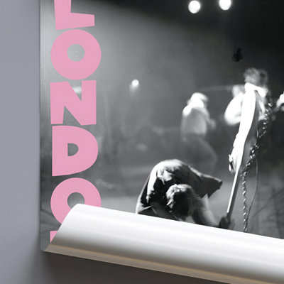  Officiellement sous licence The Clash - London Calling, affiche d'art - 24 x 36 po - reproduction décorative - papier affiche - prête à encadrer
