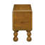 Table de bout vintage en bois massif de 23,6 po avec tiroir, brun antique pour la chambre à coucher, table à installation simple, table de chevet rectangulaire de 23,6 po, assemblage rapide et facile-653614213