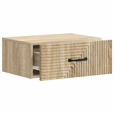 49cm W Manufactured Wood Bedside Table