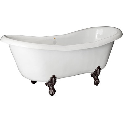 Duchess 68" x 30" Clawfoot Soaking Bathtub