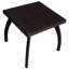 Table d'appoint de patio en brun - améliore l'esthétique extérieure, améliore l'expérience