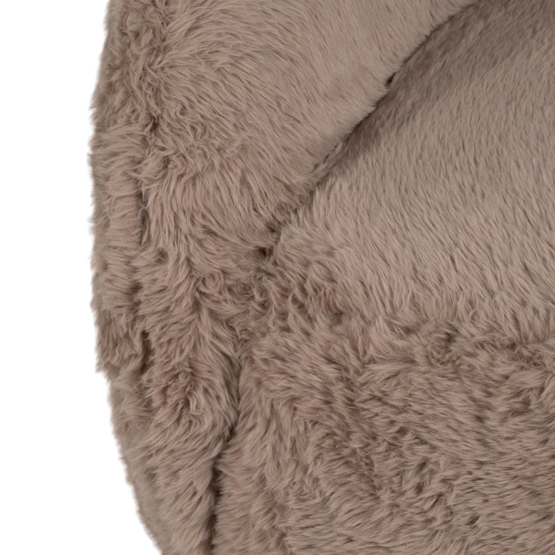 Modern Swivel Chair with Metal Frame and Plush Fabric Upholstery, Contemporary Rounded Design with Non-Woven Support for Stylish Comfort and Durability