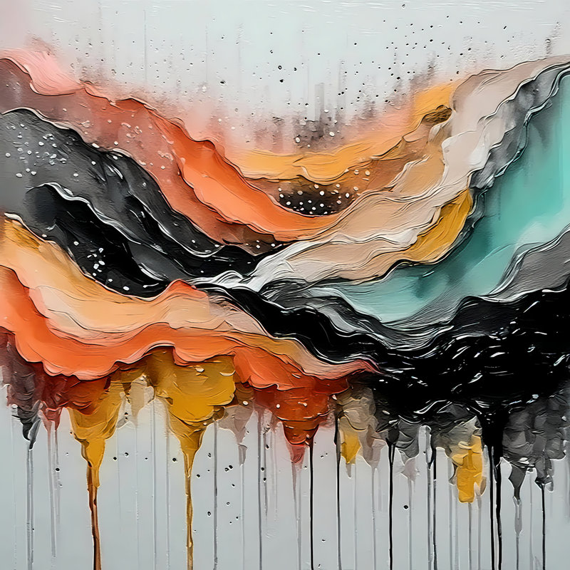 Vibrations montantes, H 24 po x l 24 po