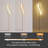 Mid Century Modern Floor Lamp With 6 Frosted Glass Globes, 3 Color Temperature Adjustable Standing Lamp For Living Room Bedroom Office, Foot Switch Control