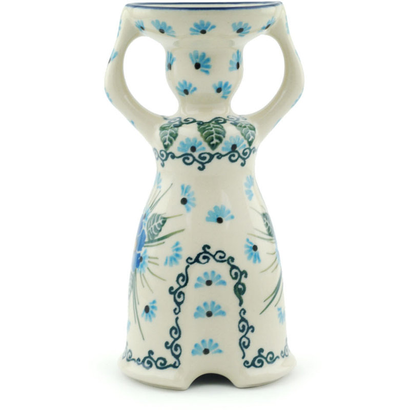 Rowen 5.75'' H Porcelain China Tabletop Candlestick