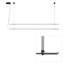 Luminaire suspendu linéaire pour îlot de cuisine 2 lumières T.O-86728949-86728948