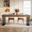 Dining Table with Steel Base