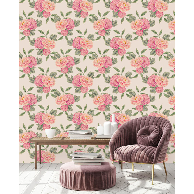 Carreau de papier peint l 25 po, L 2,09 pi x L 10,42 pi