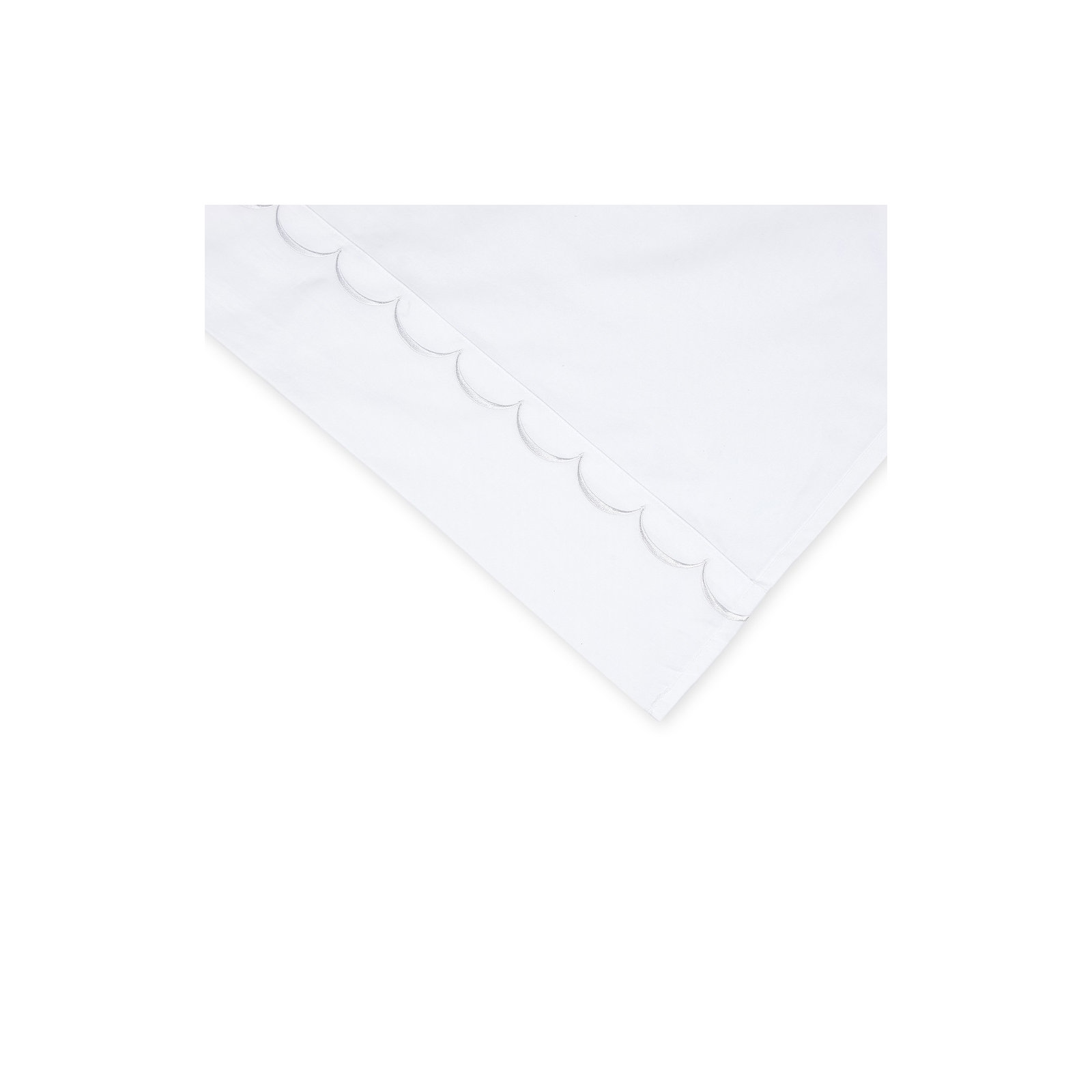 Camillo Sateen Sheet Set, White, Queen Sheet Set + Fitted Sheet + 2 Pillowcases