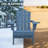Wolak HDPE Folding Adirondack Chair With Dual Cup Holder-1671331630