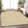 Premium Machine Washable Tweedy Gold Rug