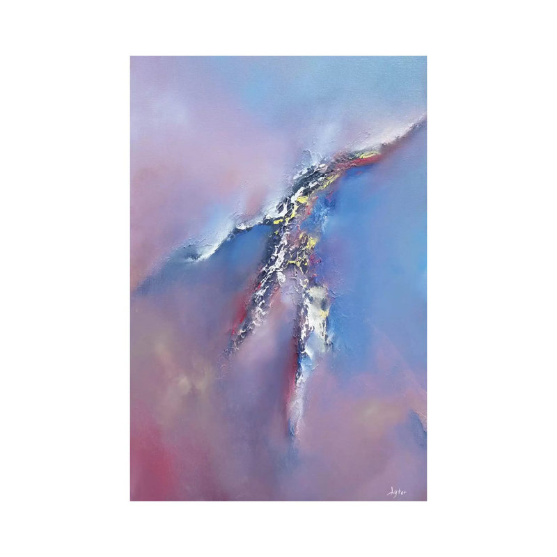 Cracks In The Sky by Christopher Lyter - Painting on Canvas, 45.72cm H x 20.32cm W x 1.91cm D, Wrapped Canvas