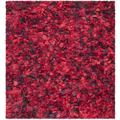 Tapis à poils longs tissé à la main Godsey