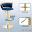 Christal Height Adjustable Swivel Bar Stool-1574298159-1574298132