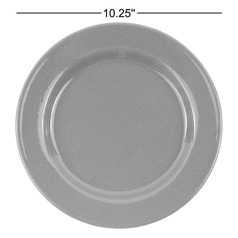 Crow Canyon Enamelware Stinson Dinner Plate, Navy